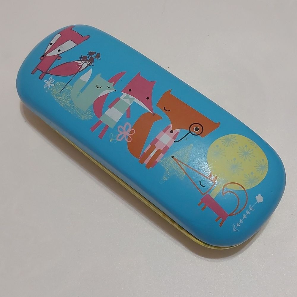 Papachase Foxy Friends Kids Eyeglasses Hard Case